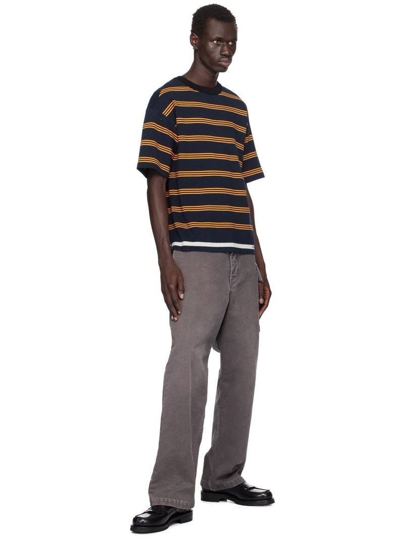 Marni Black Seaside Stripe T-shirt outlook