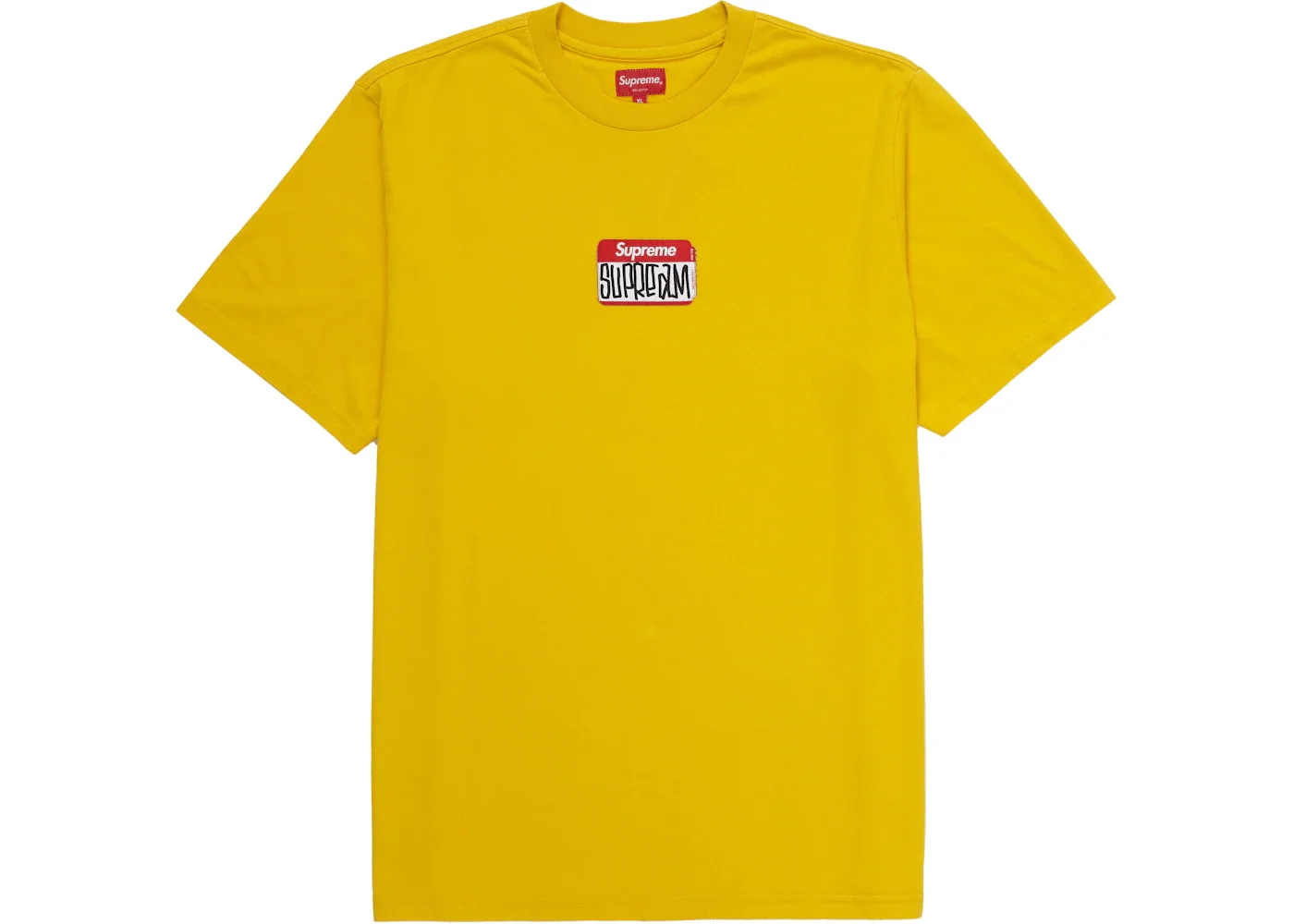 Supreme Gonz Nametag S/S Tee Yellow - 1