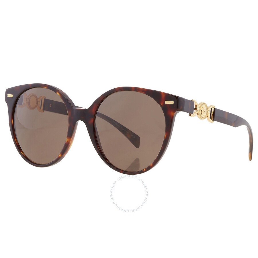 Versace Brown Oval Ladies Sunglasses VE4442 108/3 55 - 3