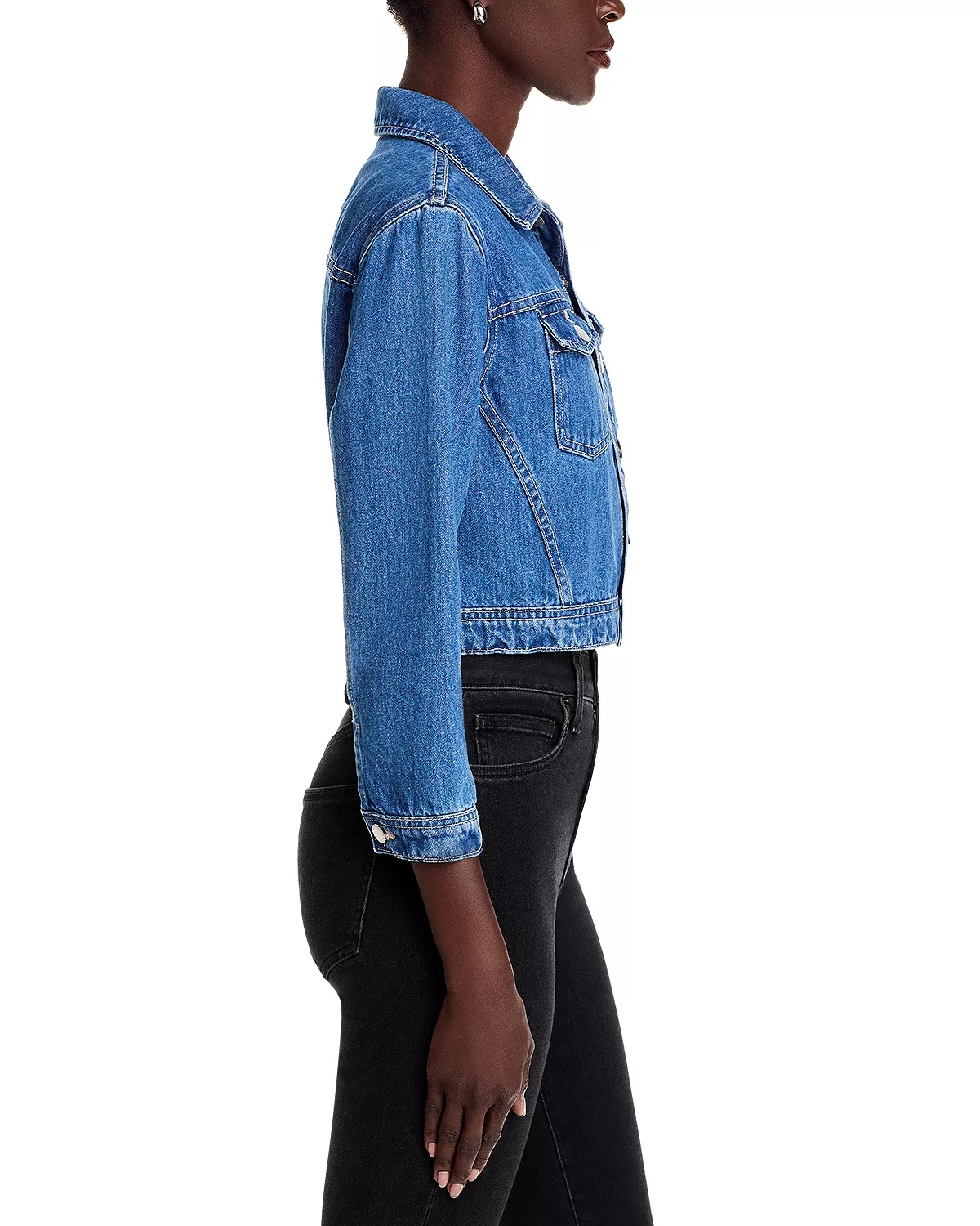 Koda Cropped Denim Jacket - 4