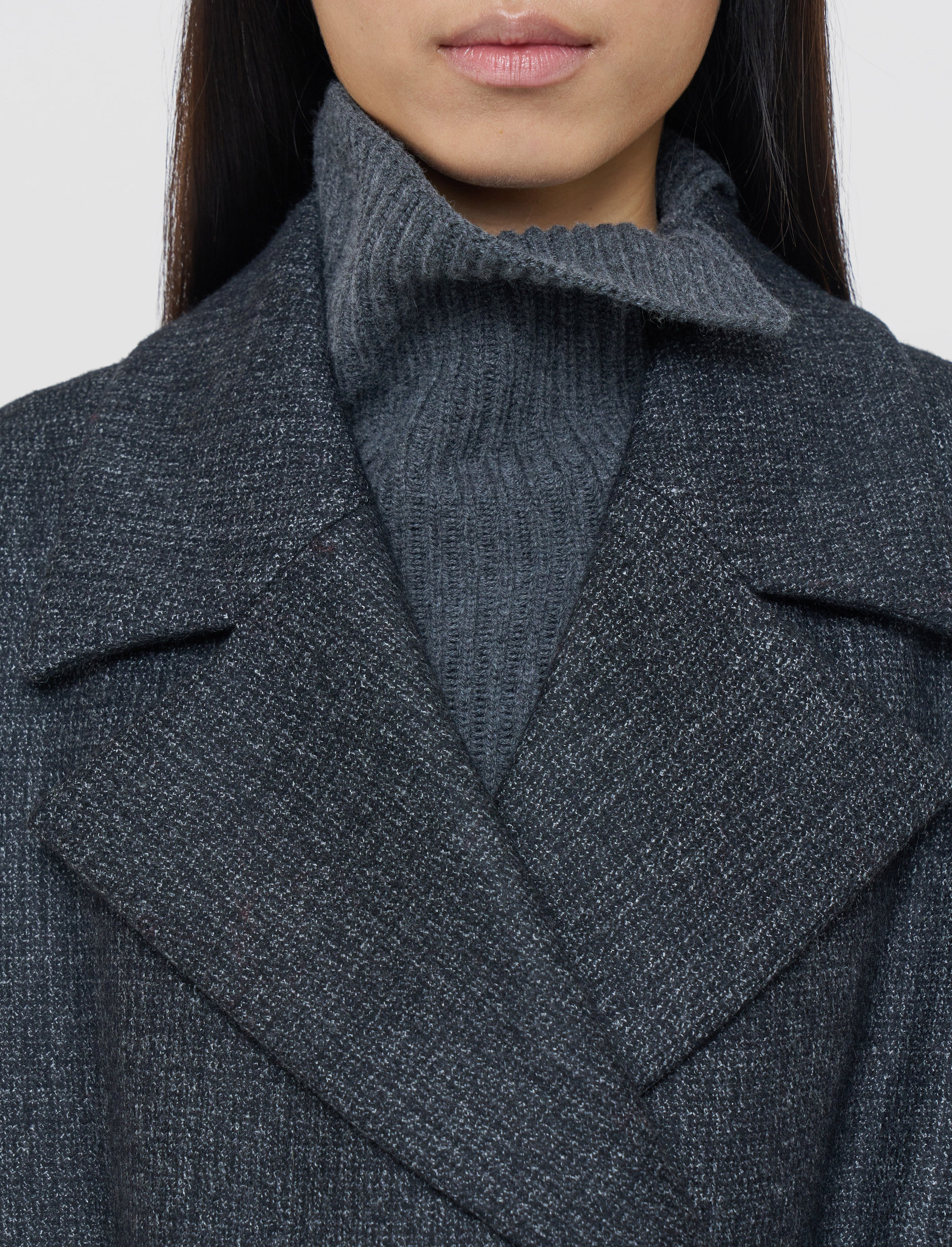 Merton Overlay Wool Coat - 3