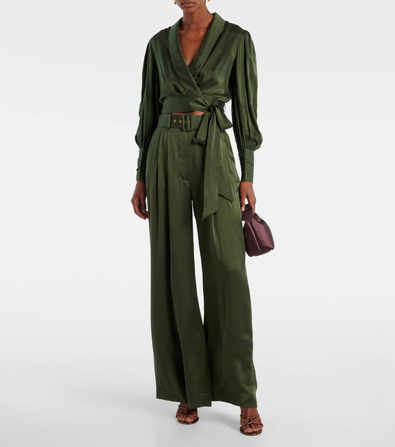 Zimmermann Silk wide-leg pants outlook
