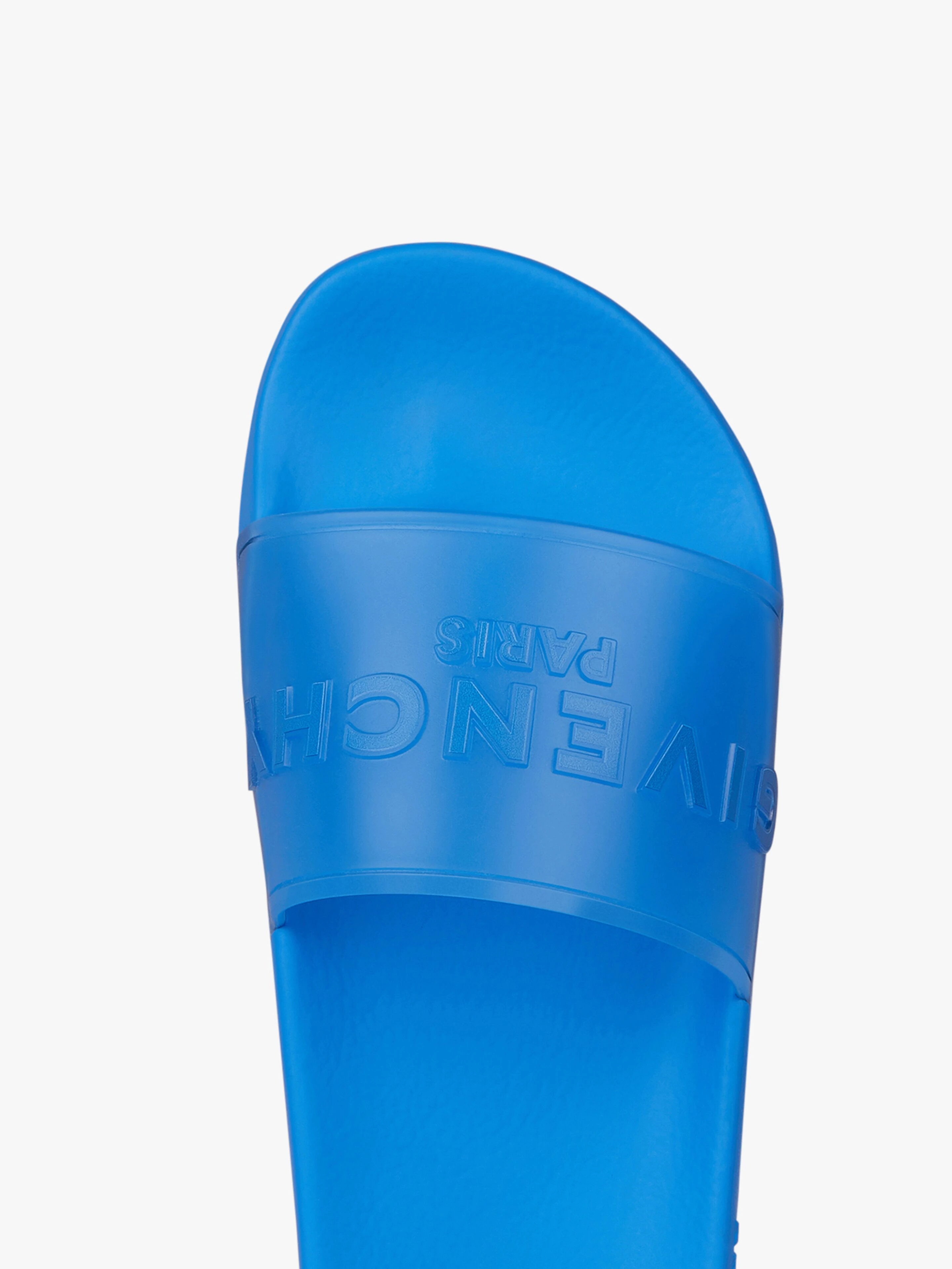 GIVENCHY PARIS TRANSPARENT FLAT SANDALS - 6