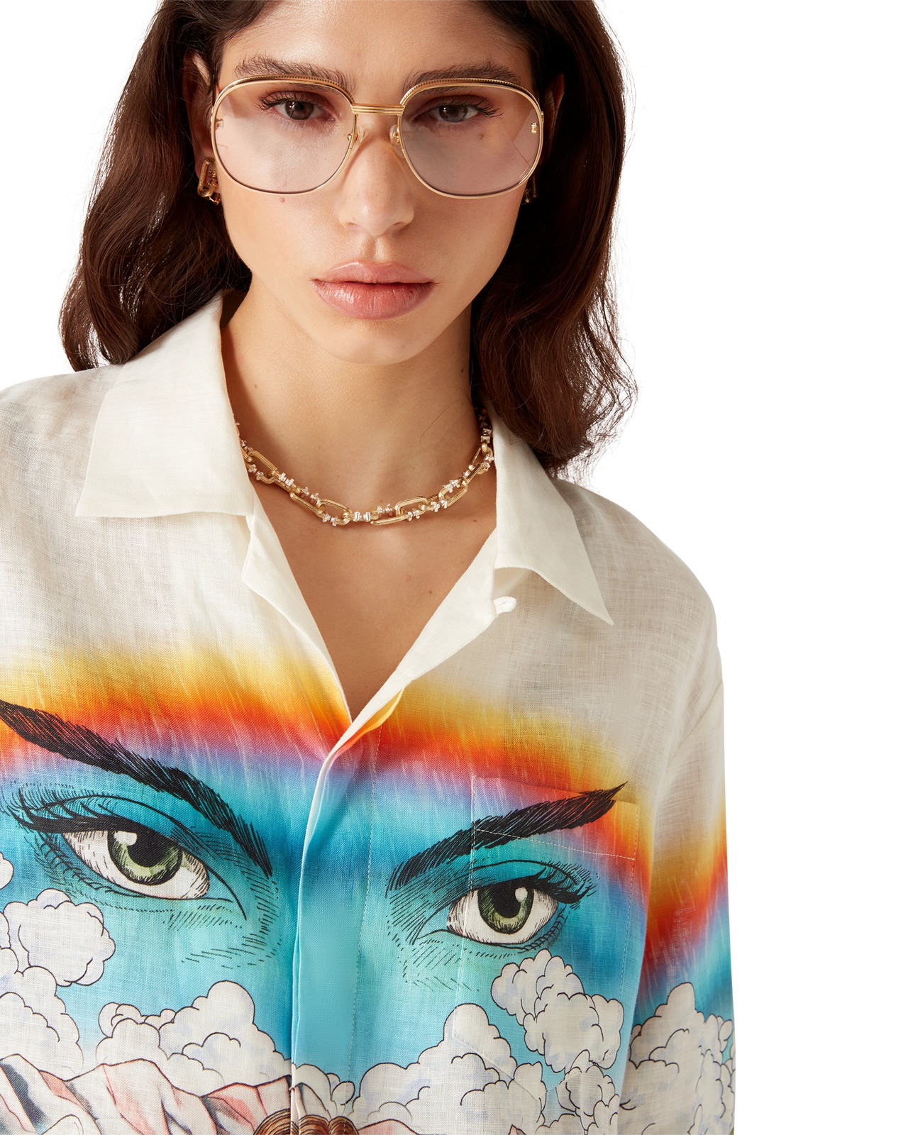Chateau Marmont Linen Shirt | Casablanca Paris - 5