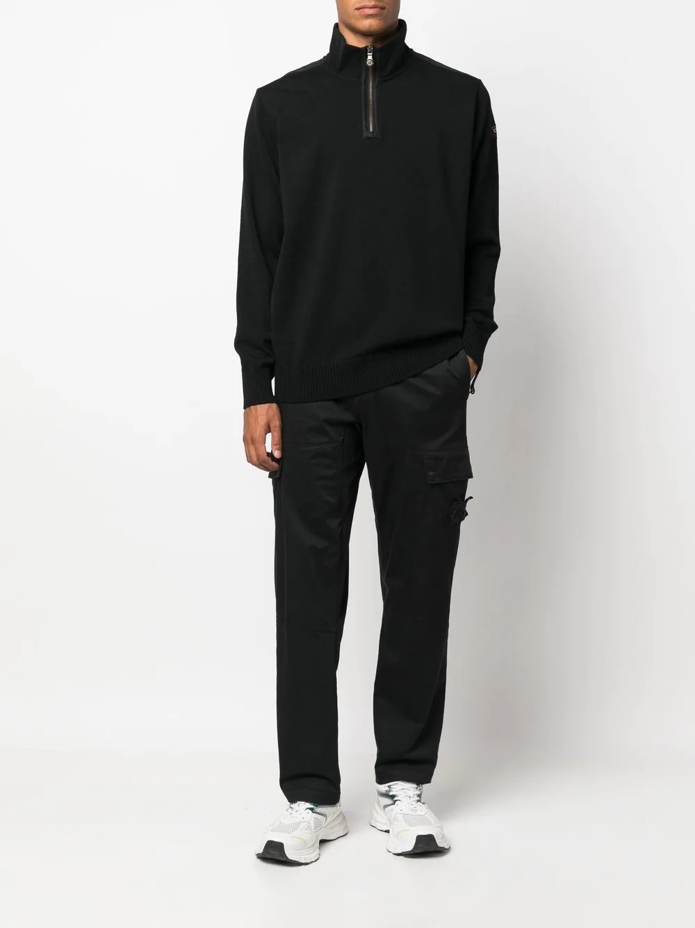 turtleneck long-sleeve jumper - 2