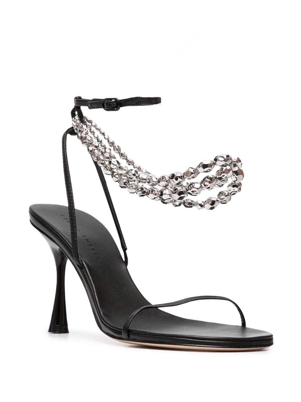 Trinket 100mm leather sandals - 2