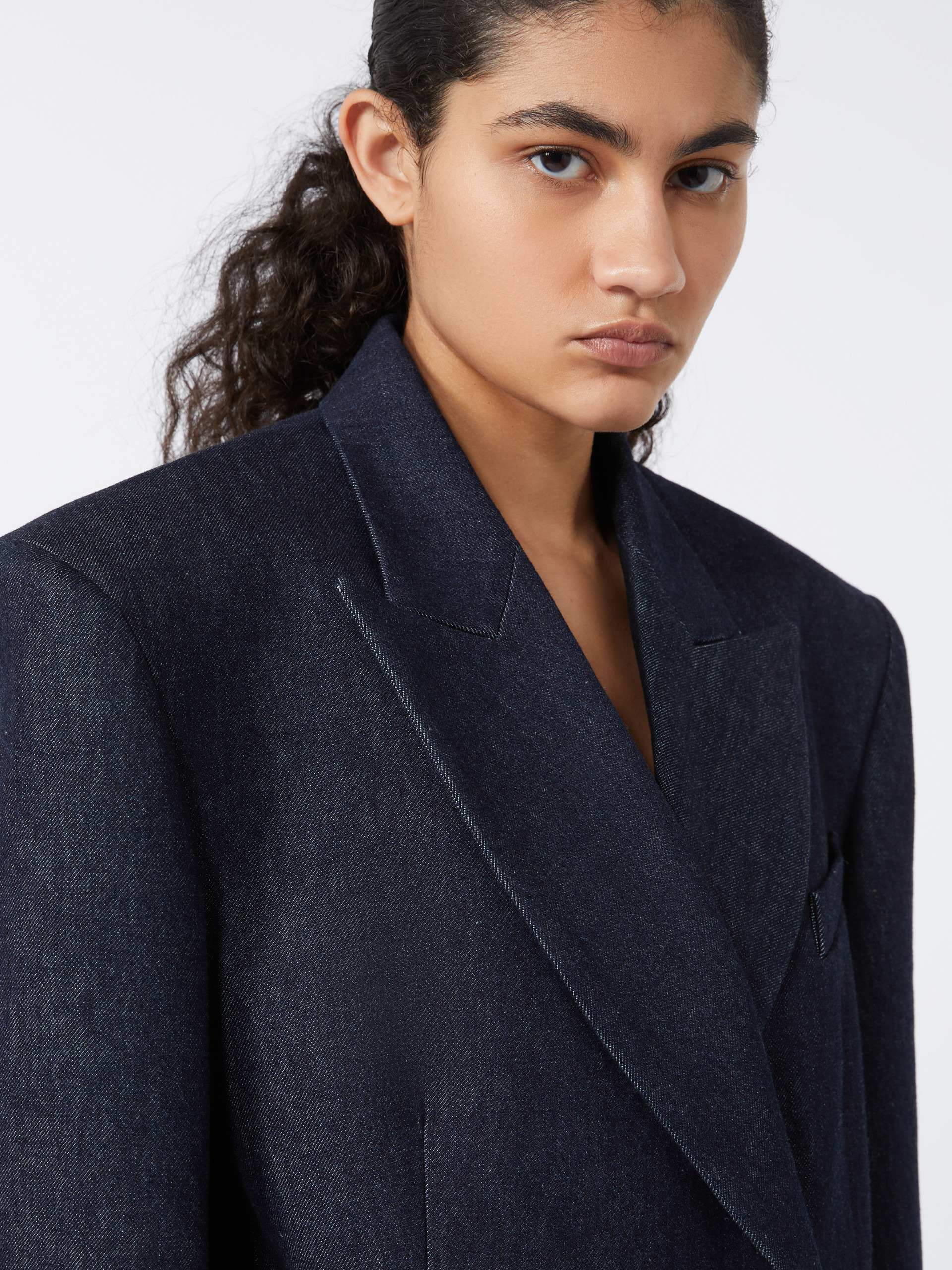 ANCELLA1234 Comfort-fit denim blazer - RUNWAY - 5