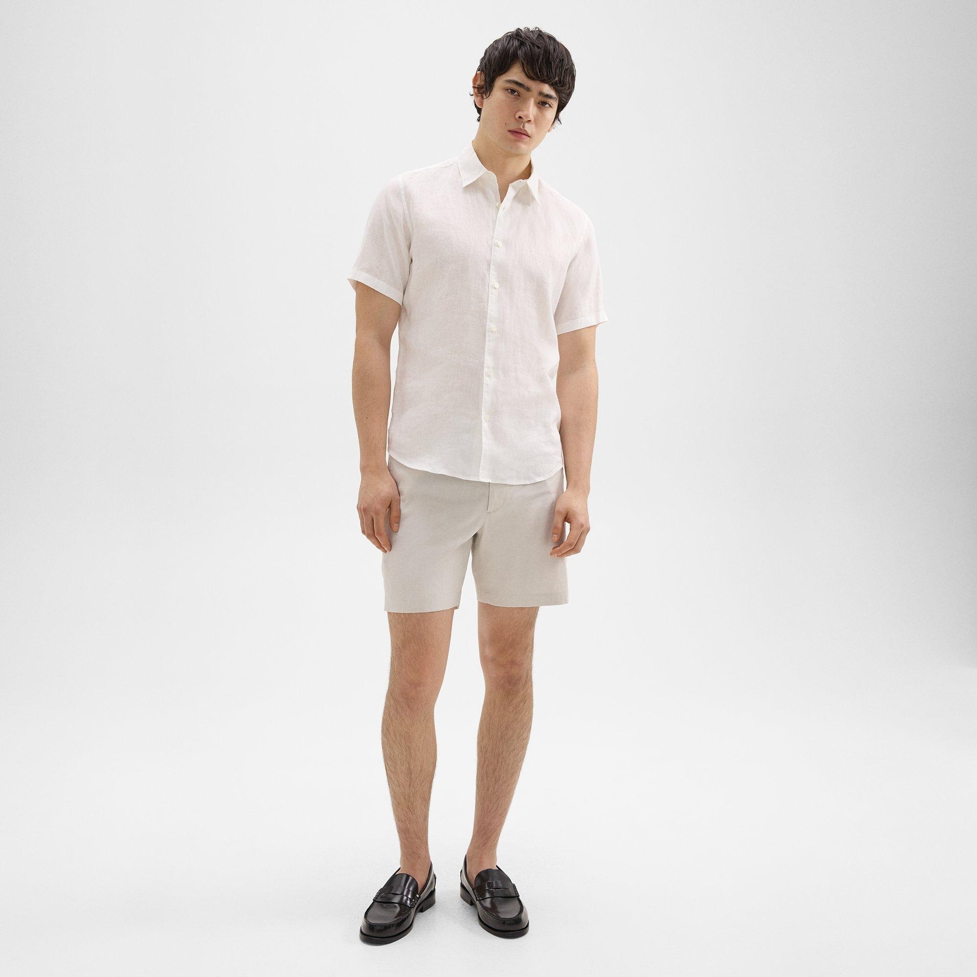 Curtis 7" Drawstring Short in Good Linen - 2