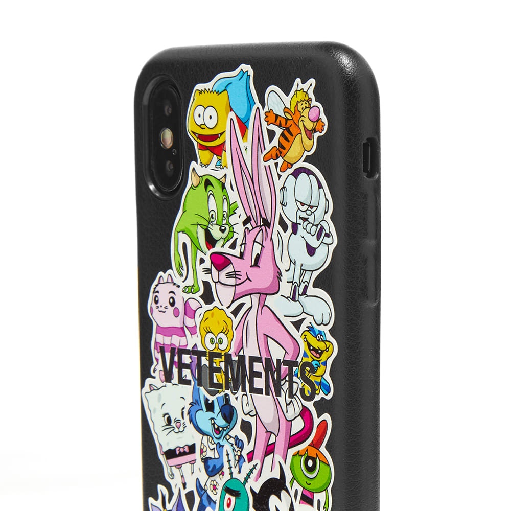 VETEMENTS Monster Sticker iPhone Xs Case - 2