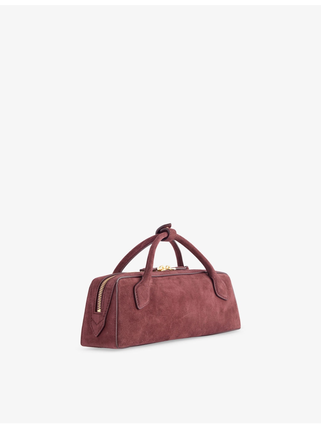 Le Teckel Suede Clutch Bag - 4