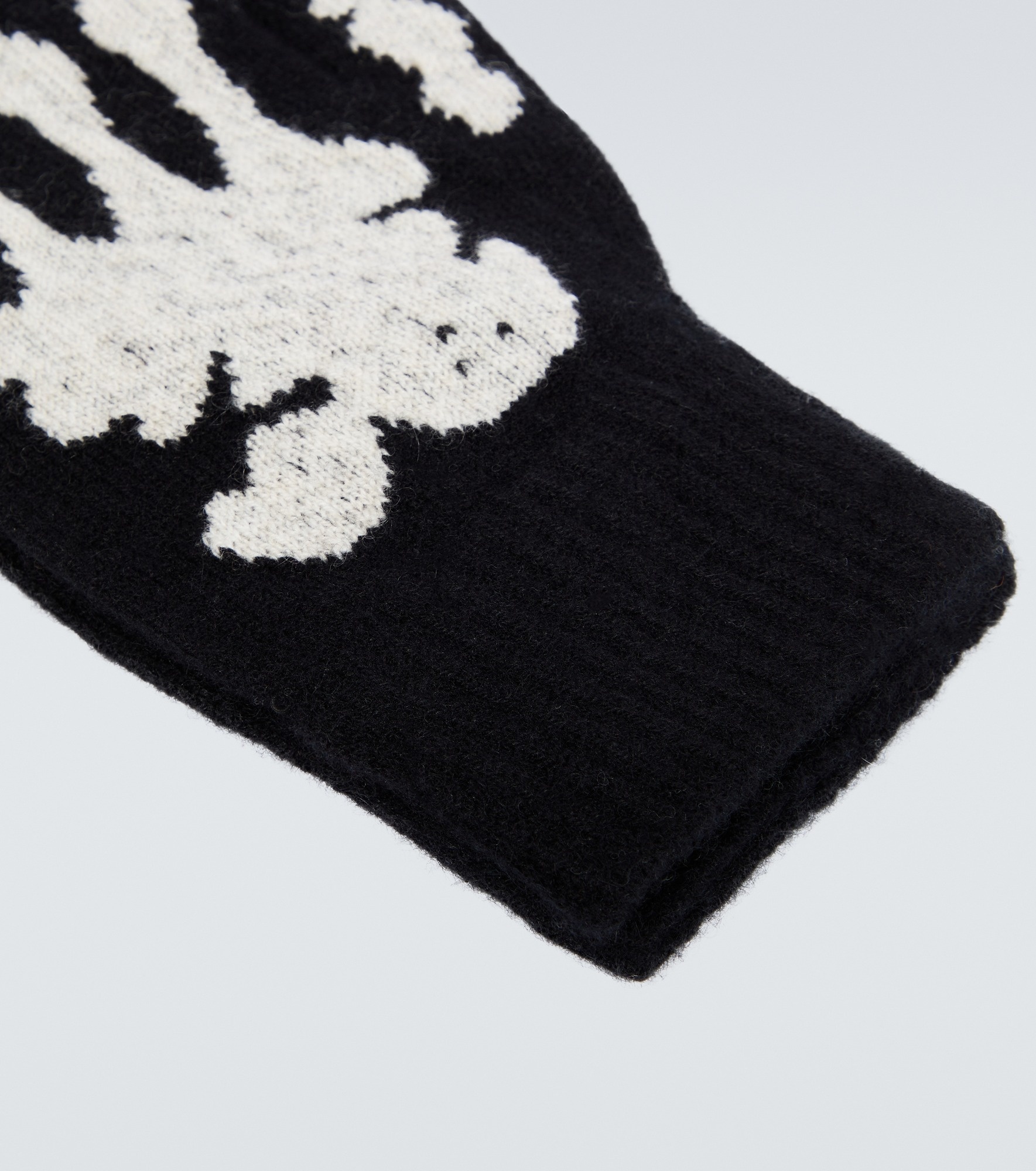 Skeleton cashmere gloves - 2