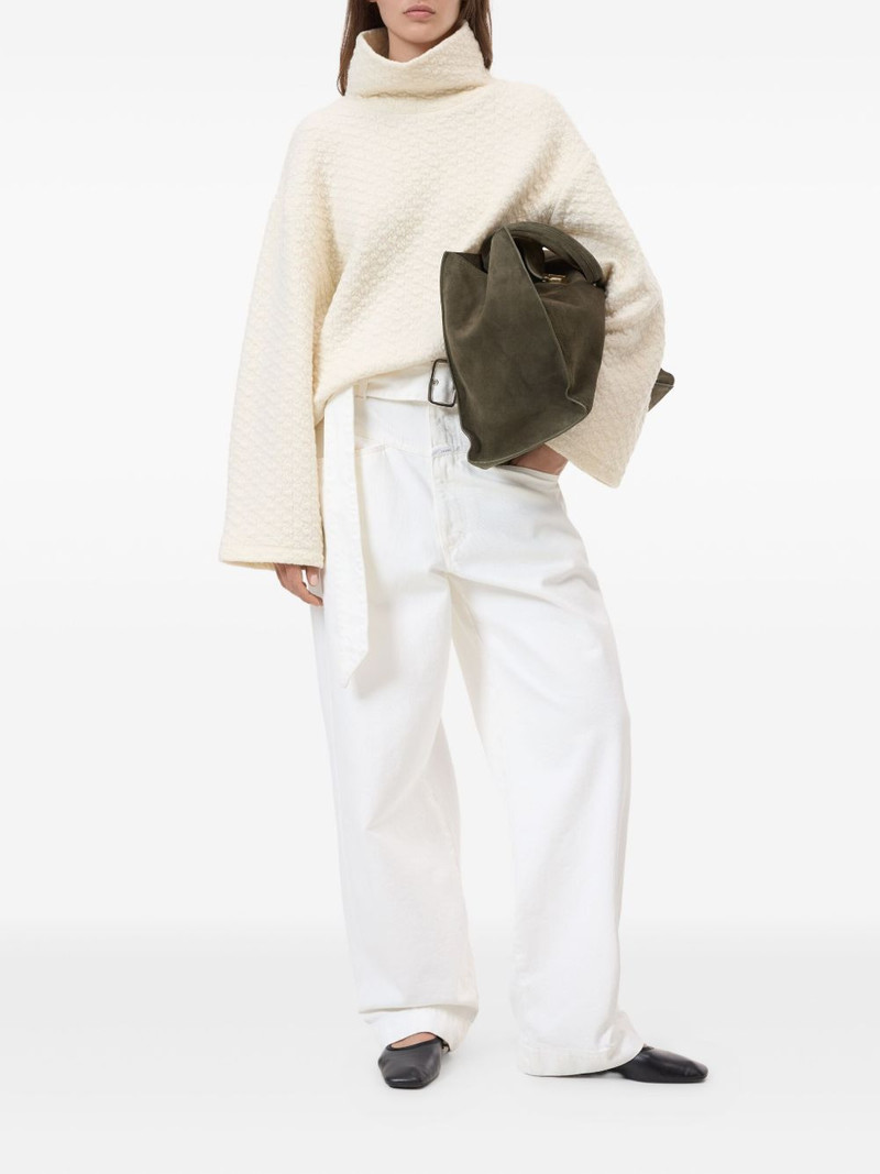 CLOSED high-neck textured sweatshirt outlook