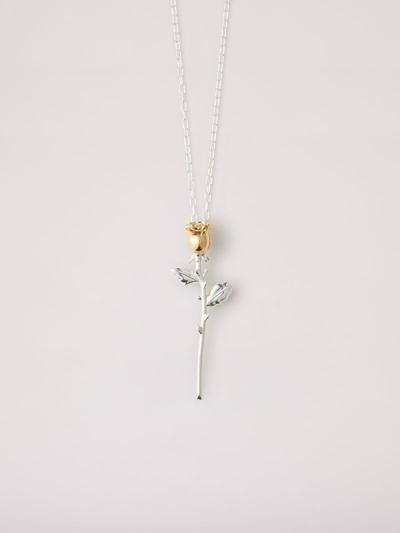 ROSE CHARM NECKLACE - 4
