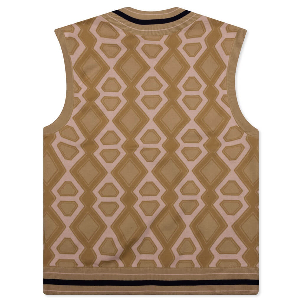 PUMA X DAPPER DAN KNITTED VEST - GINGER ROOT - 2