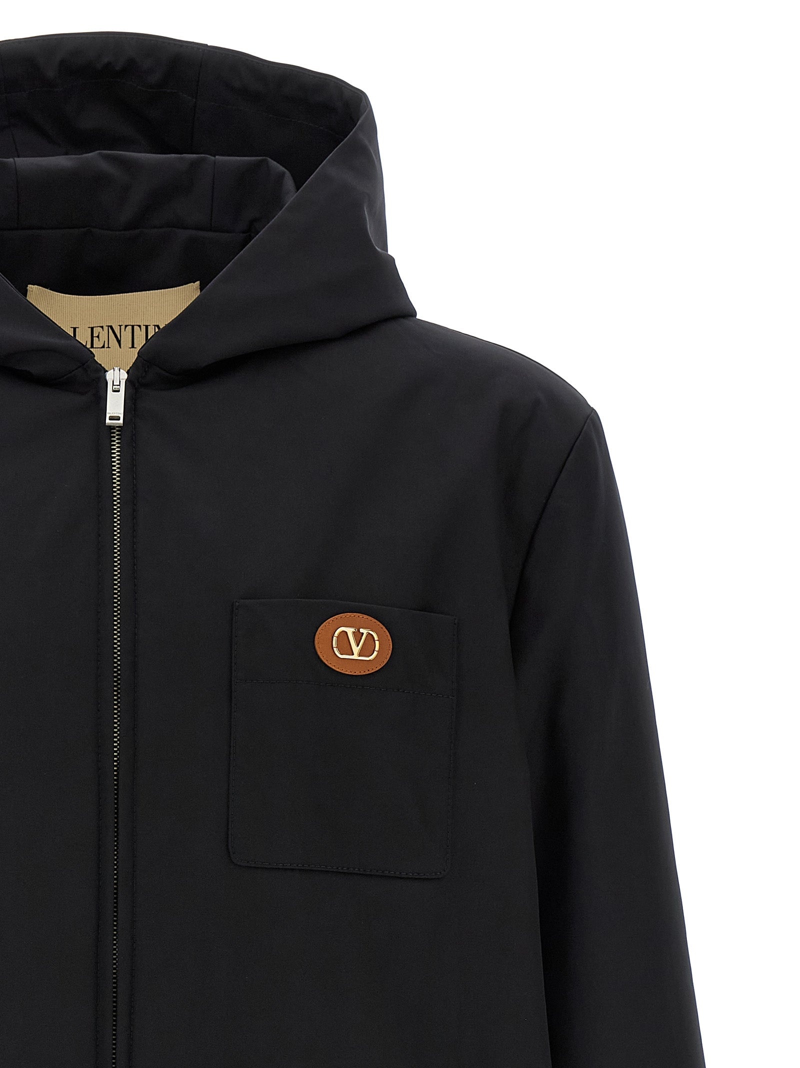 Valentino Garavani Nylon Jacket Puffer Jackets Blue - 3