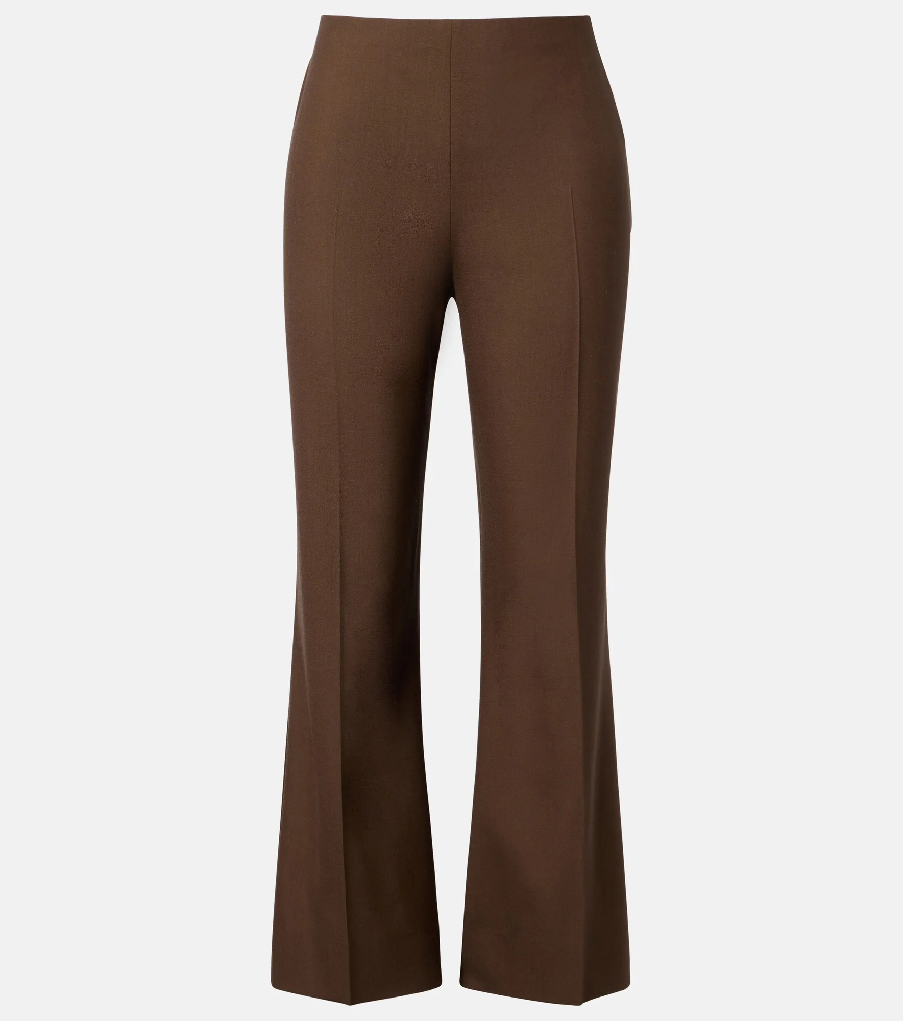 Walter cropped virgin wool flared pants - 1