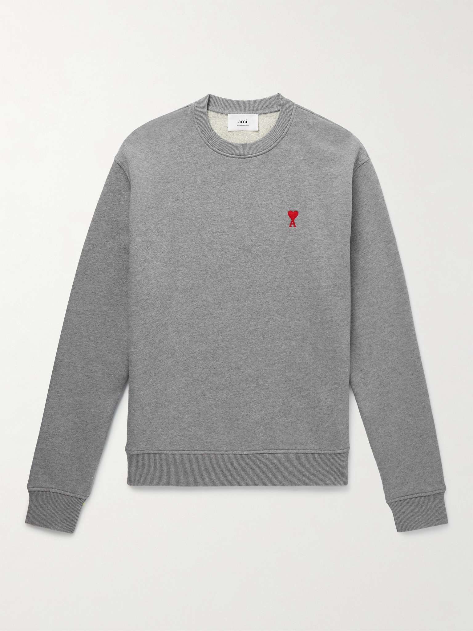 Logo-Embroidered Cotton-Jersey Sweatshirt - 1