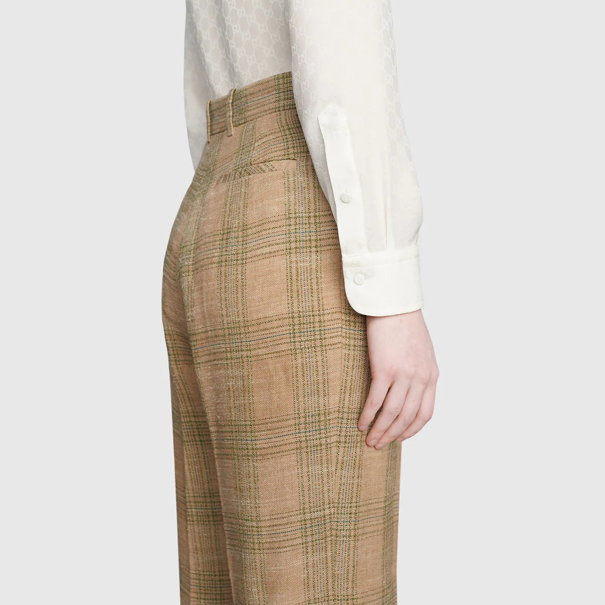 GG silk crêpe shirt - 5