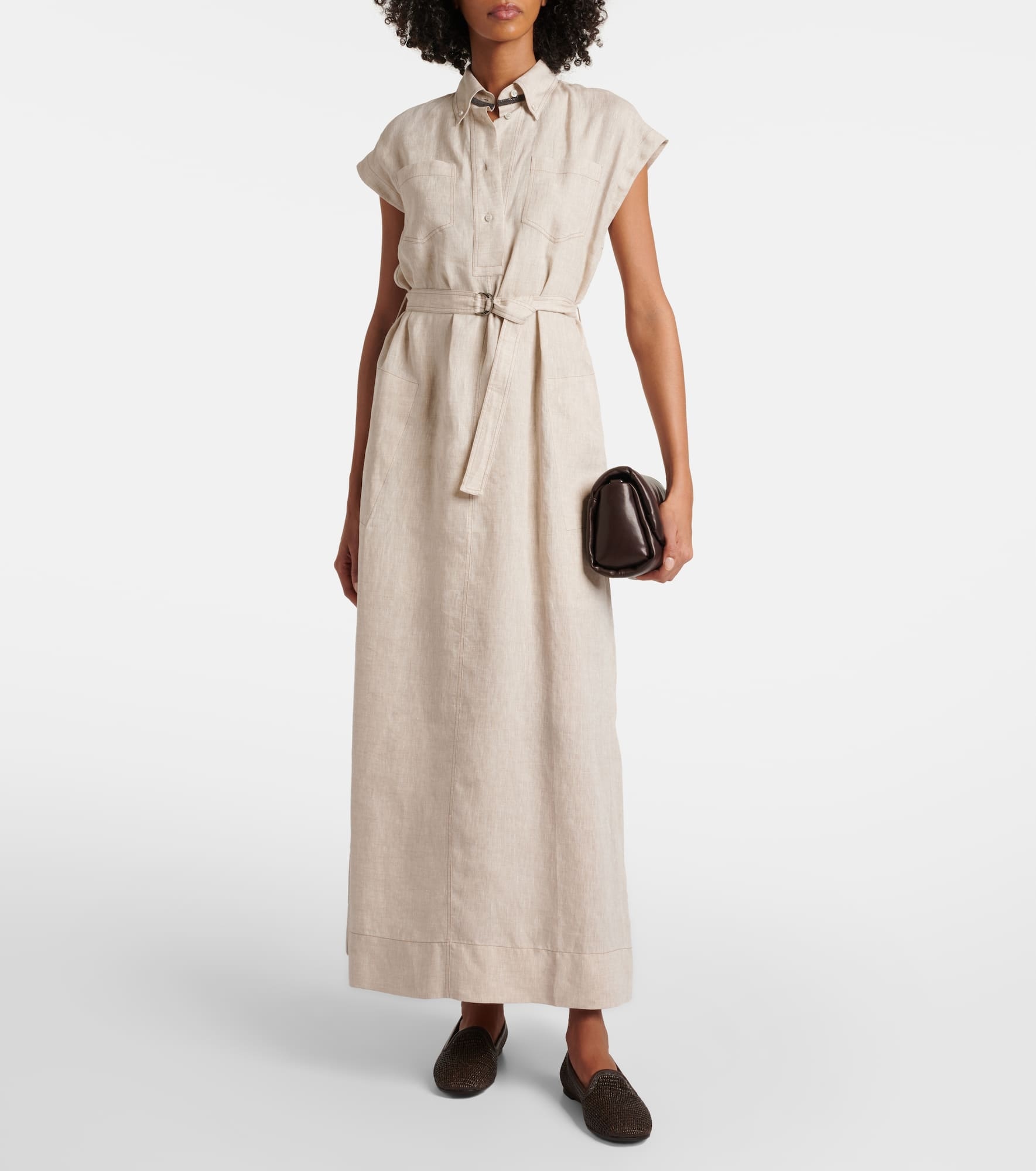Linen maxi dress - 2