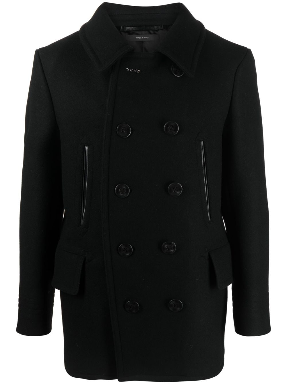 Melton-wool blend peacoat - 1