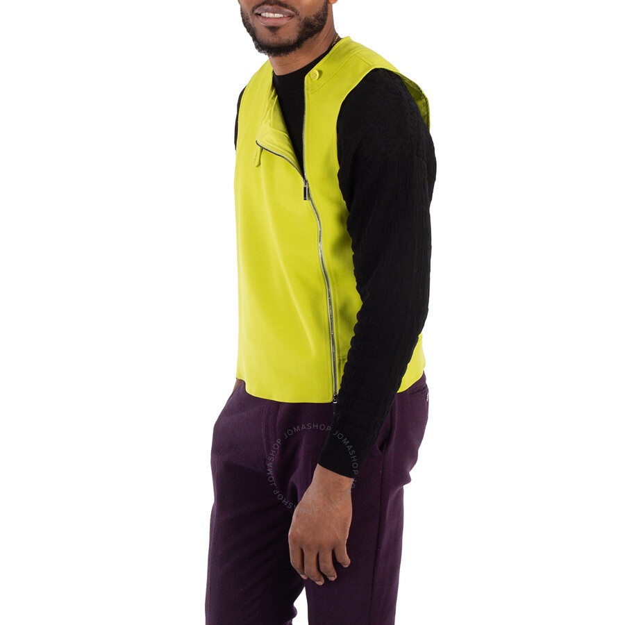 Emporio Armani Asymmetric-Zip Neon Vest - 2