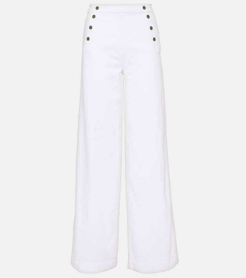 High-rise wide-leg pants - 1