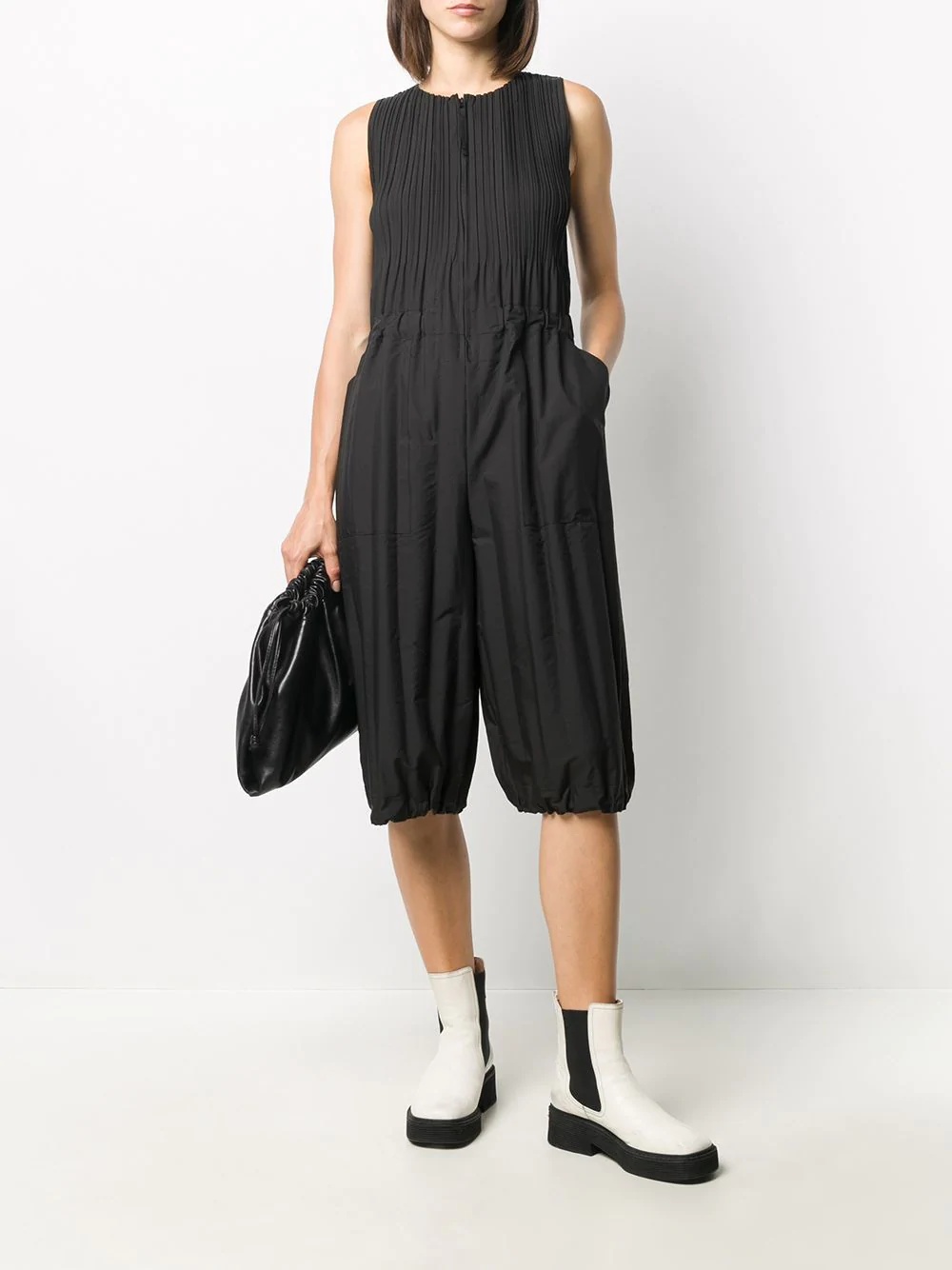 pleated jumpsuit - 2