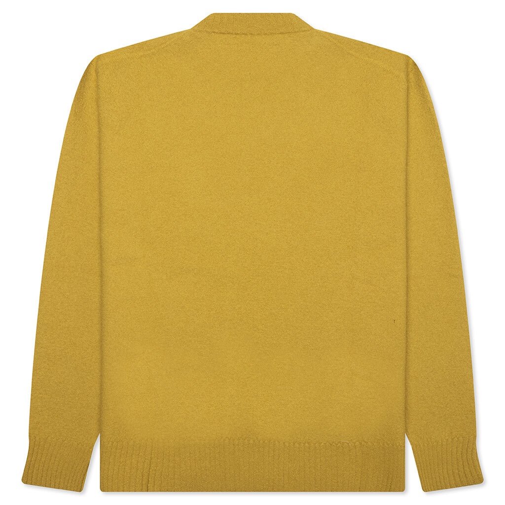 BOILED MERINO ROUND NECK SWEATER - CORNFIELD - 2