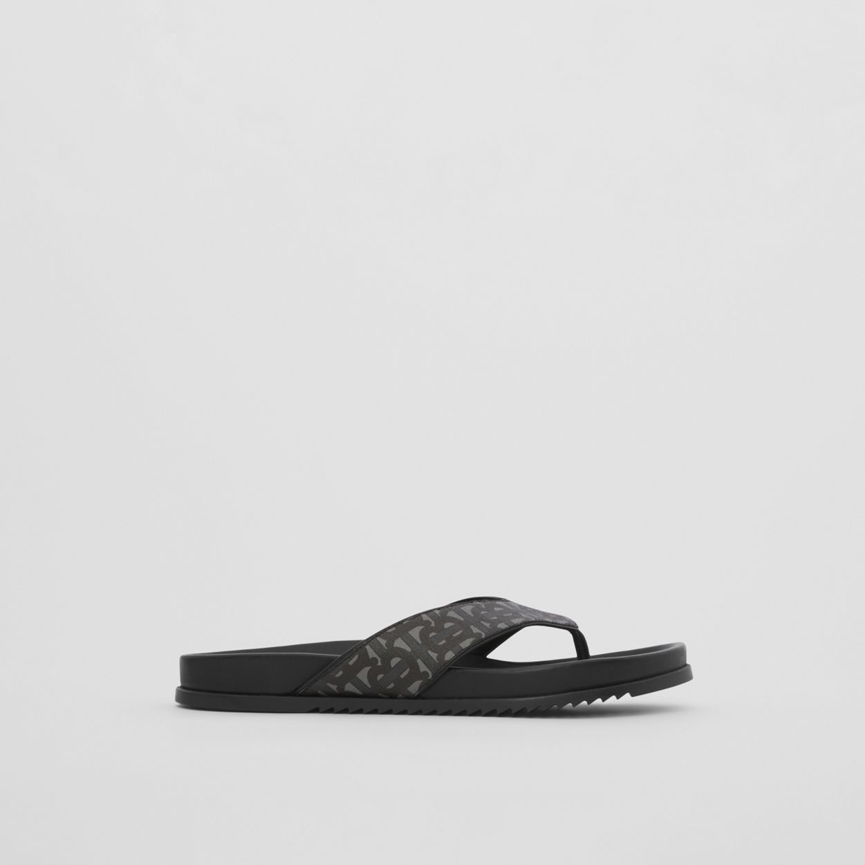 Monogram Print Sandals - 6