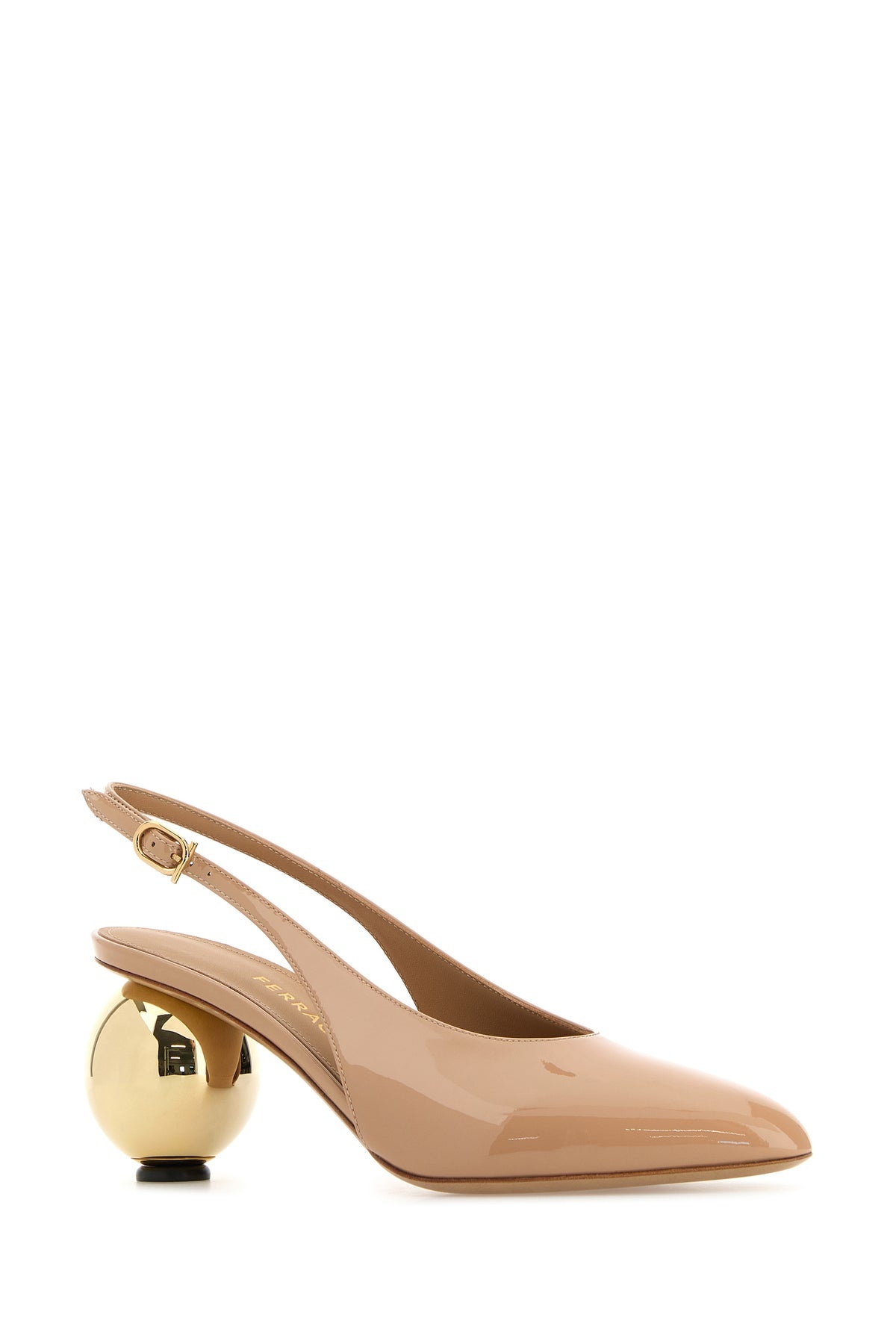 Skin pink leather Tessie 70 pumps - 2