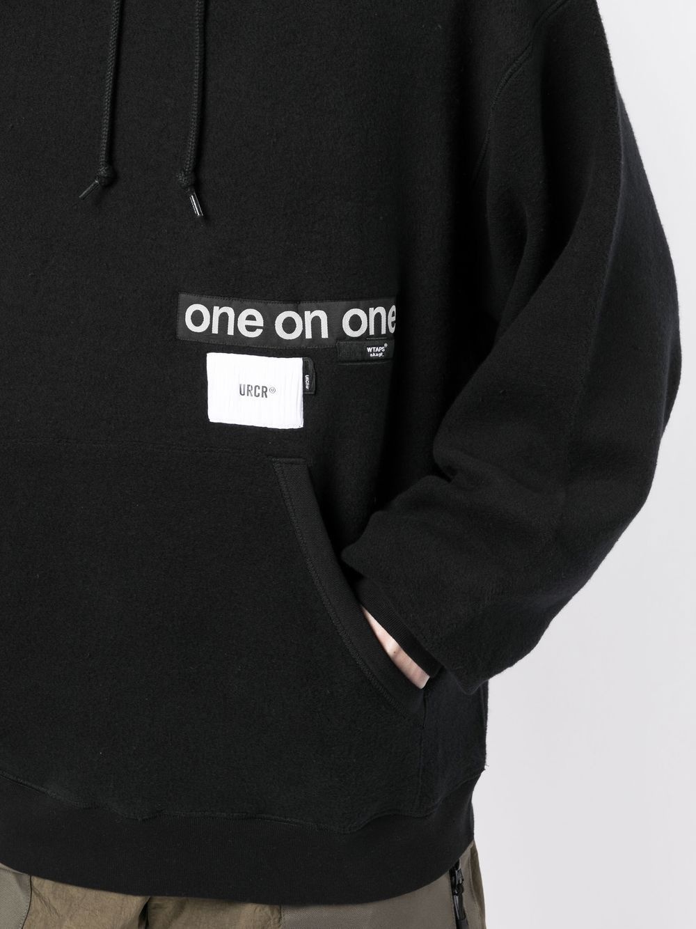 logo-print pullover hoodie - 5