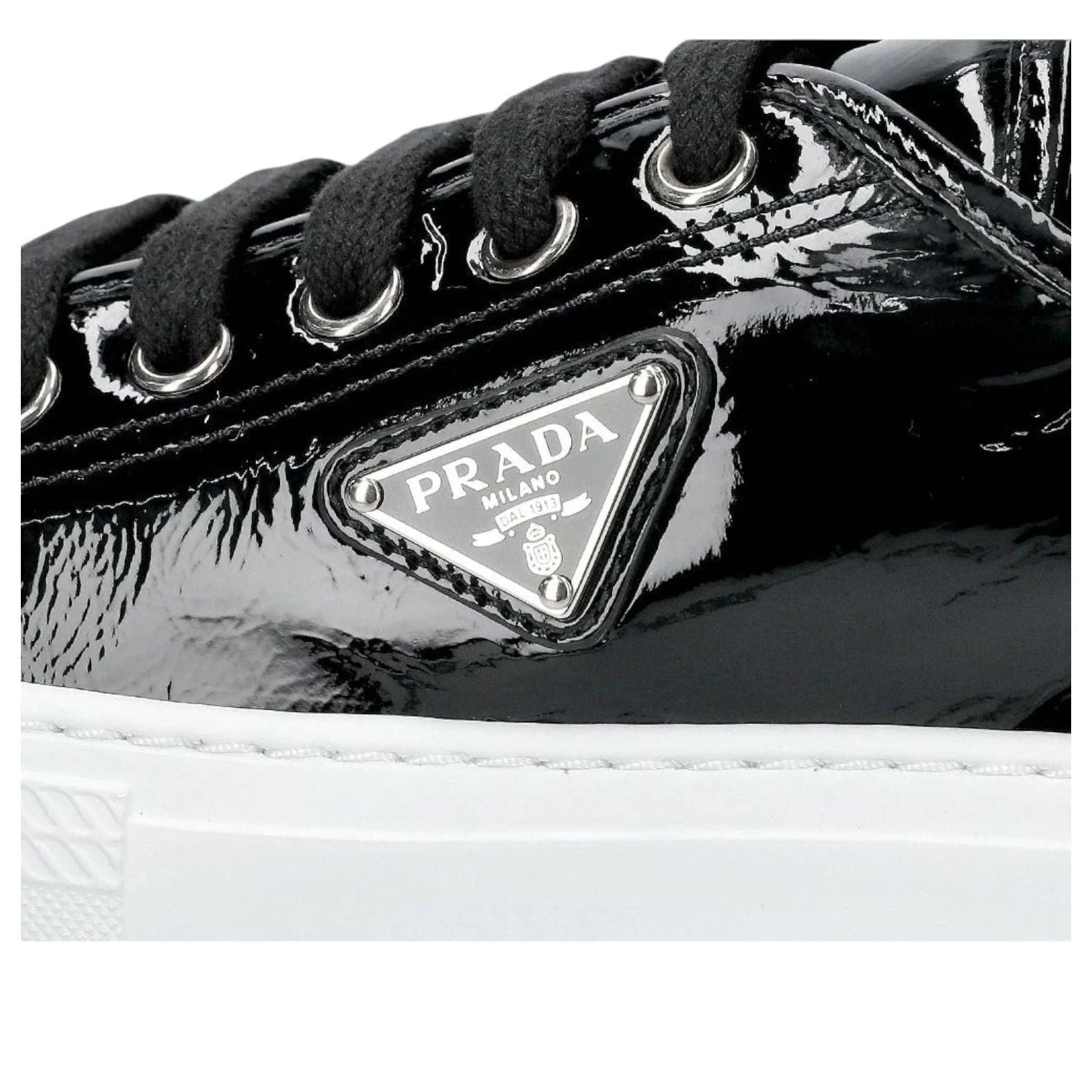 (WMNS) PRADA Naplak Leather 'Black Patent'  1E770N-H27-F0632 - 3