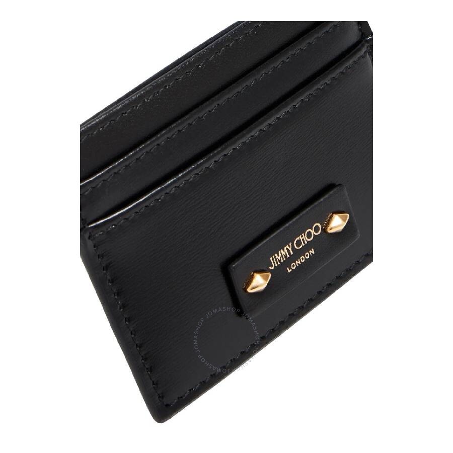 Jimmy Choo Embossed Logo Leather Card Case - 3