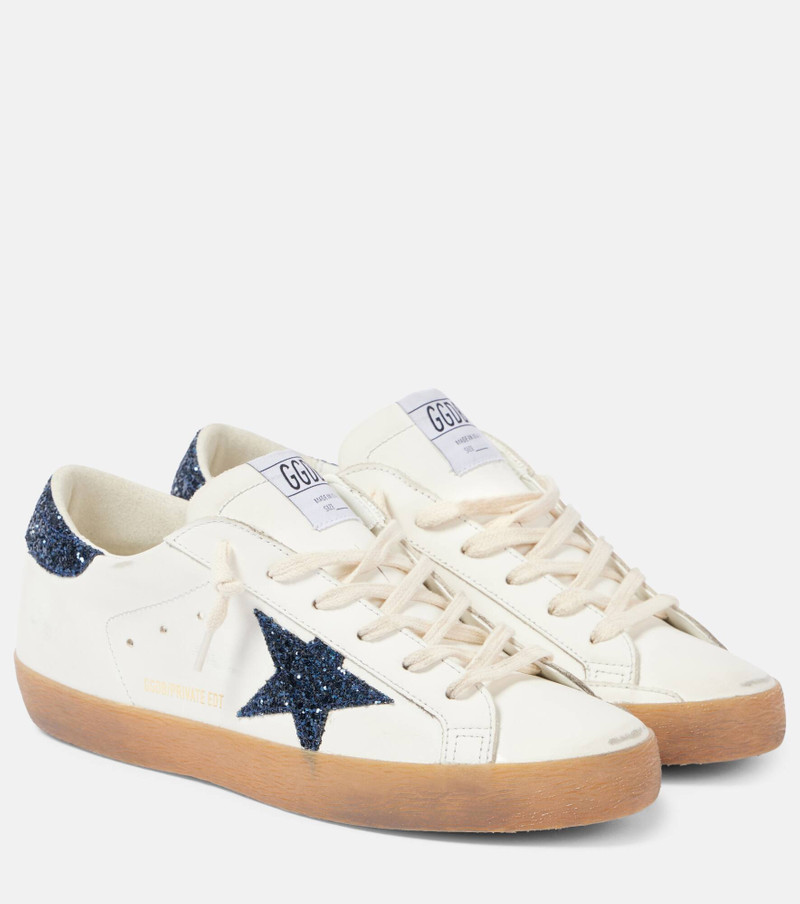 Super-Star glitter leather sneakers 1