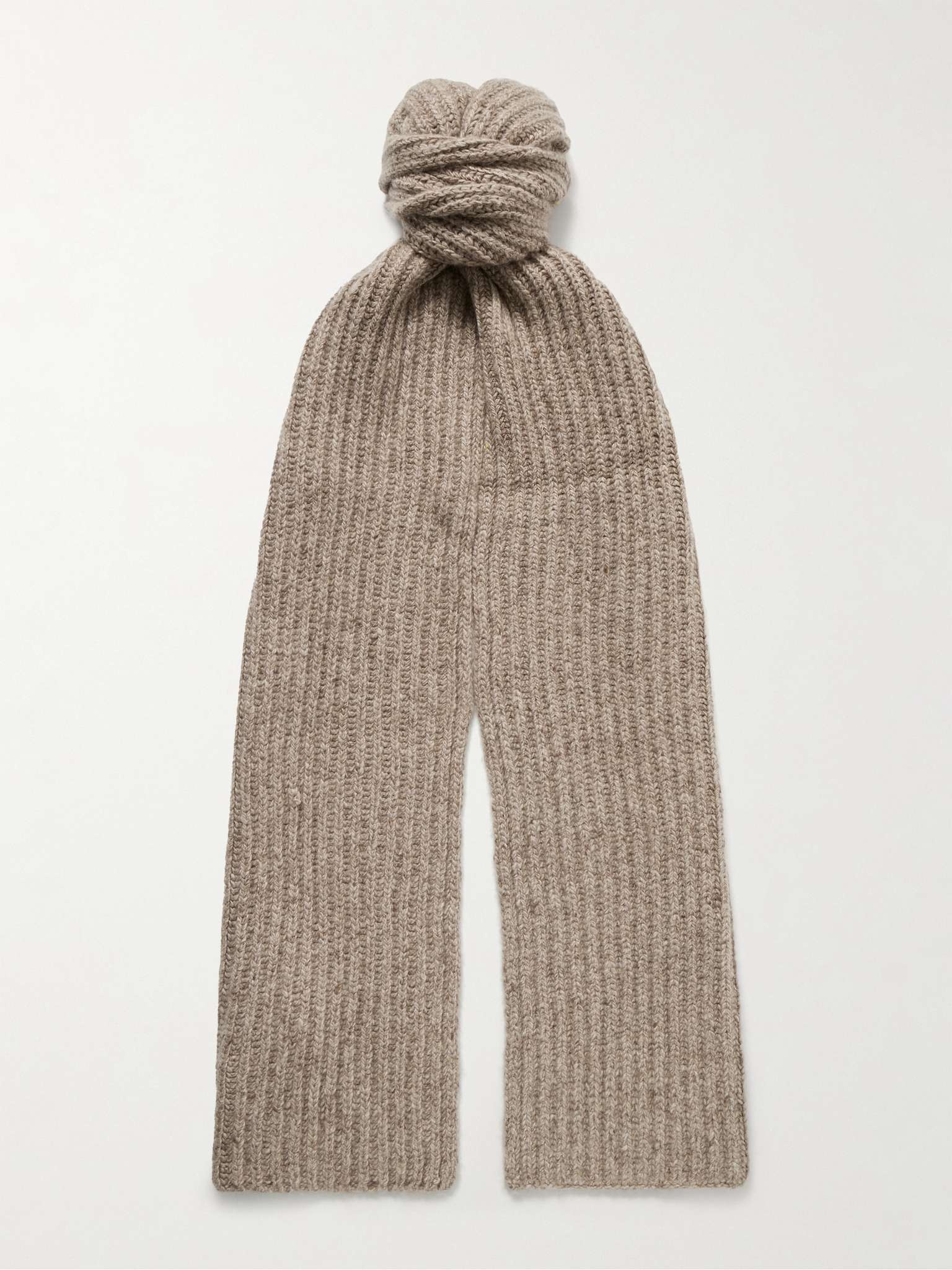 Rubens Ribbed Cashmere Scarf - 1