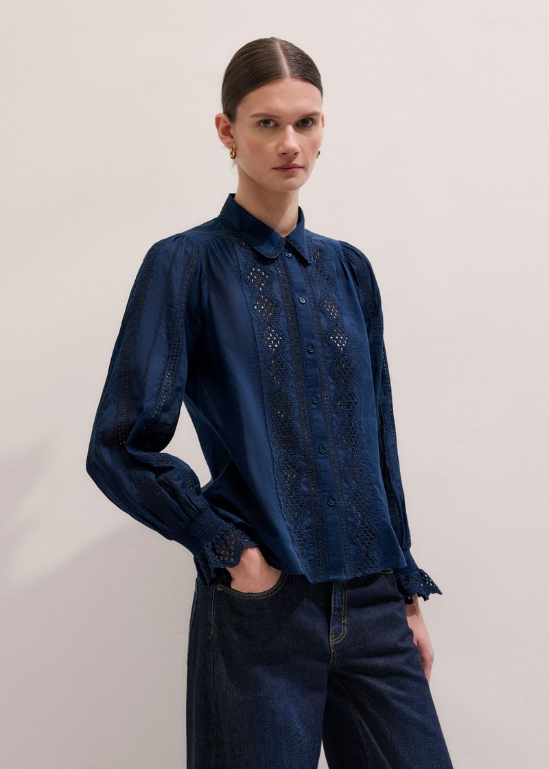 Broderie Detail Shirt 5