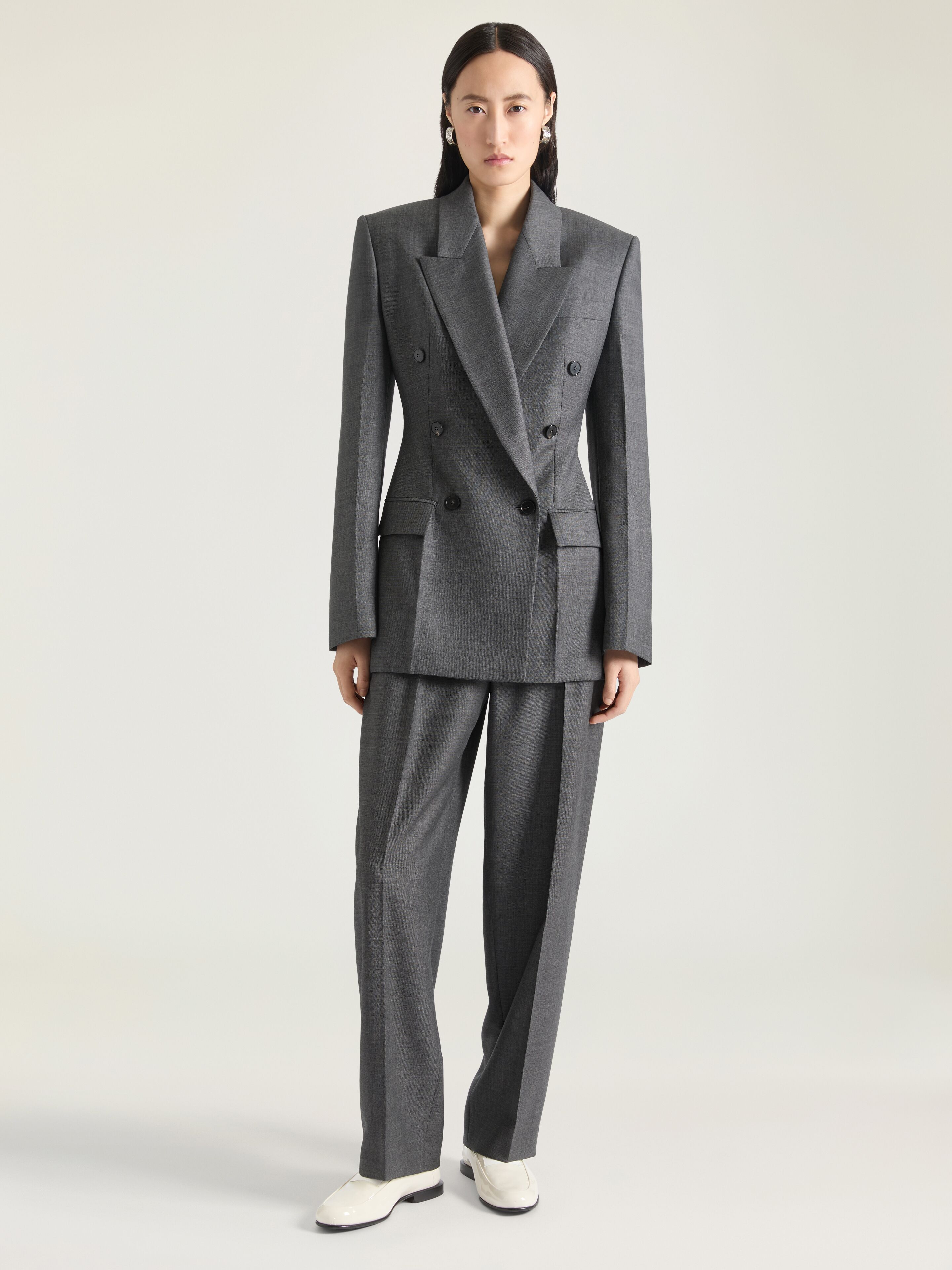 DOUBLE PLEAT PANTS IN WOOL - 2