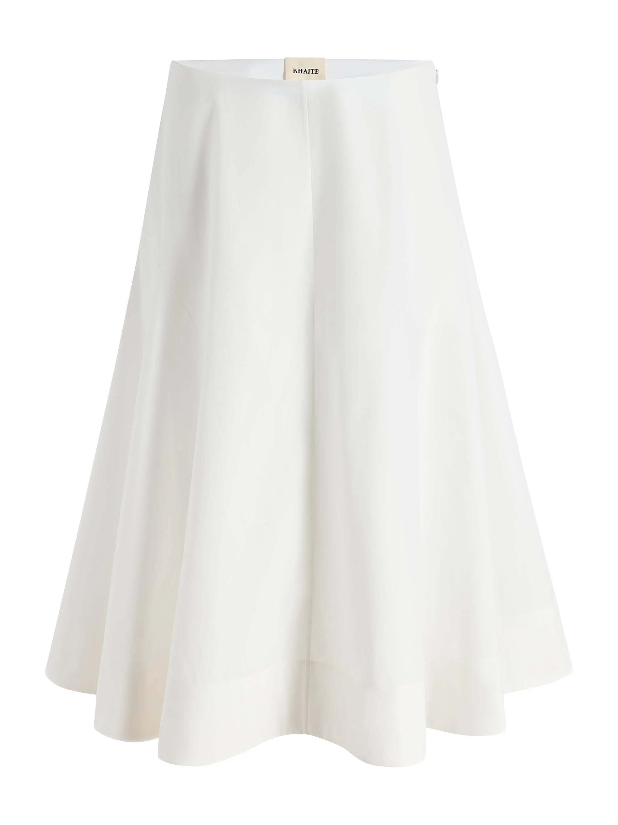 Women's Artin Cotton Midi-Skirt - Chalk - 1