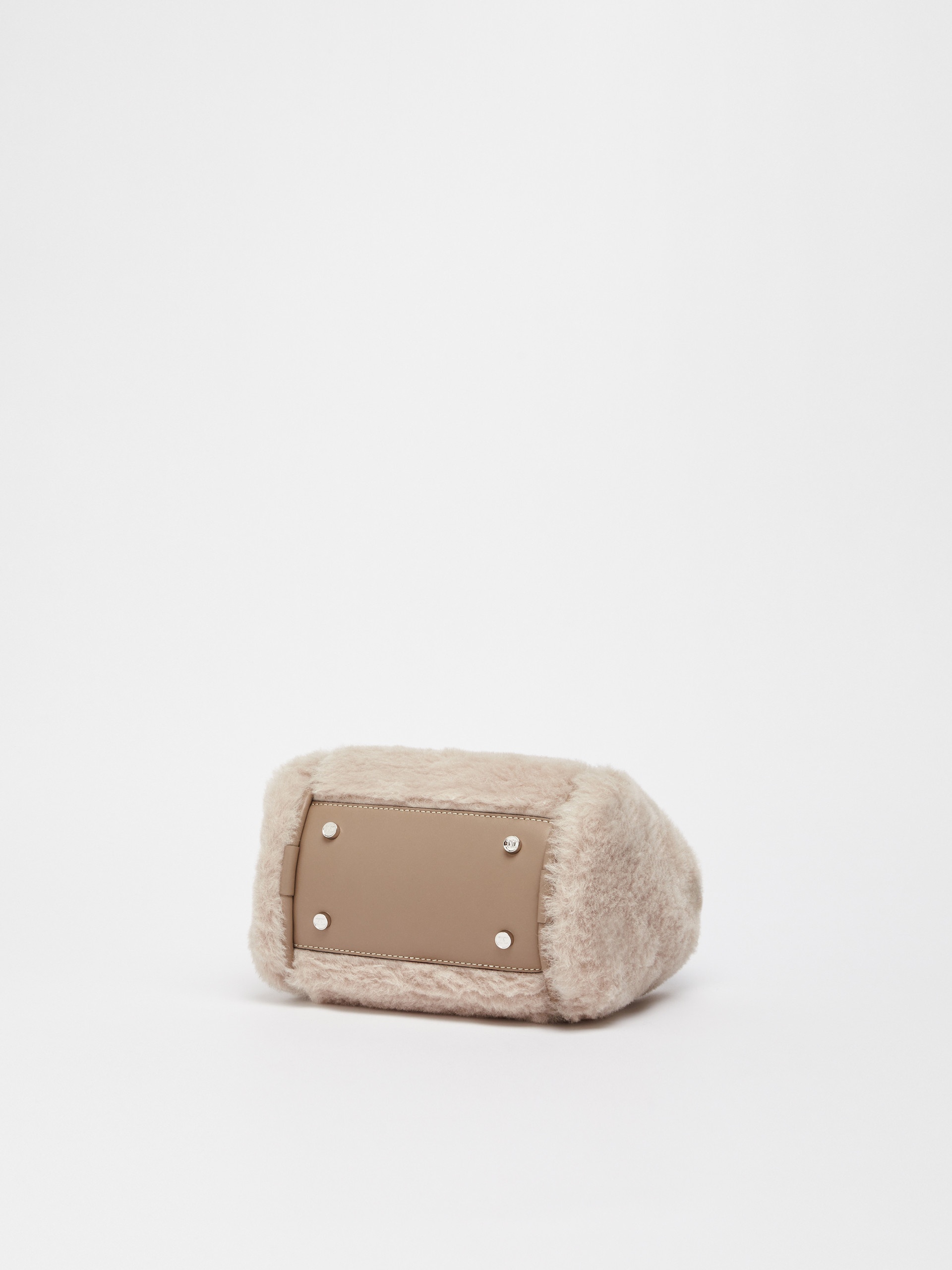 TMARINXS1 Extra Small Marine Bag in alpaca and wool Teddy fabric - 6