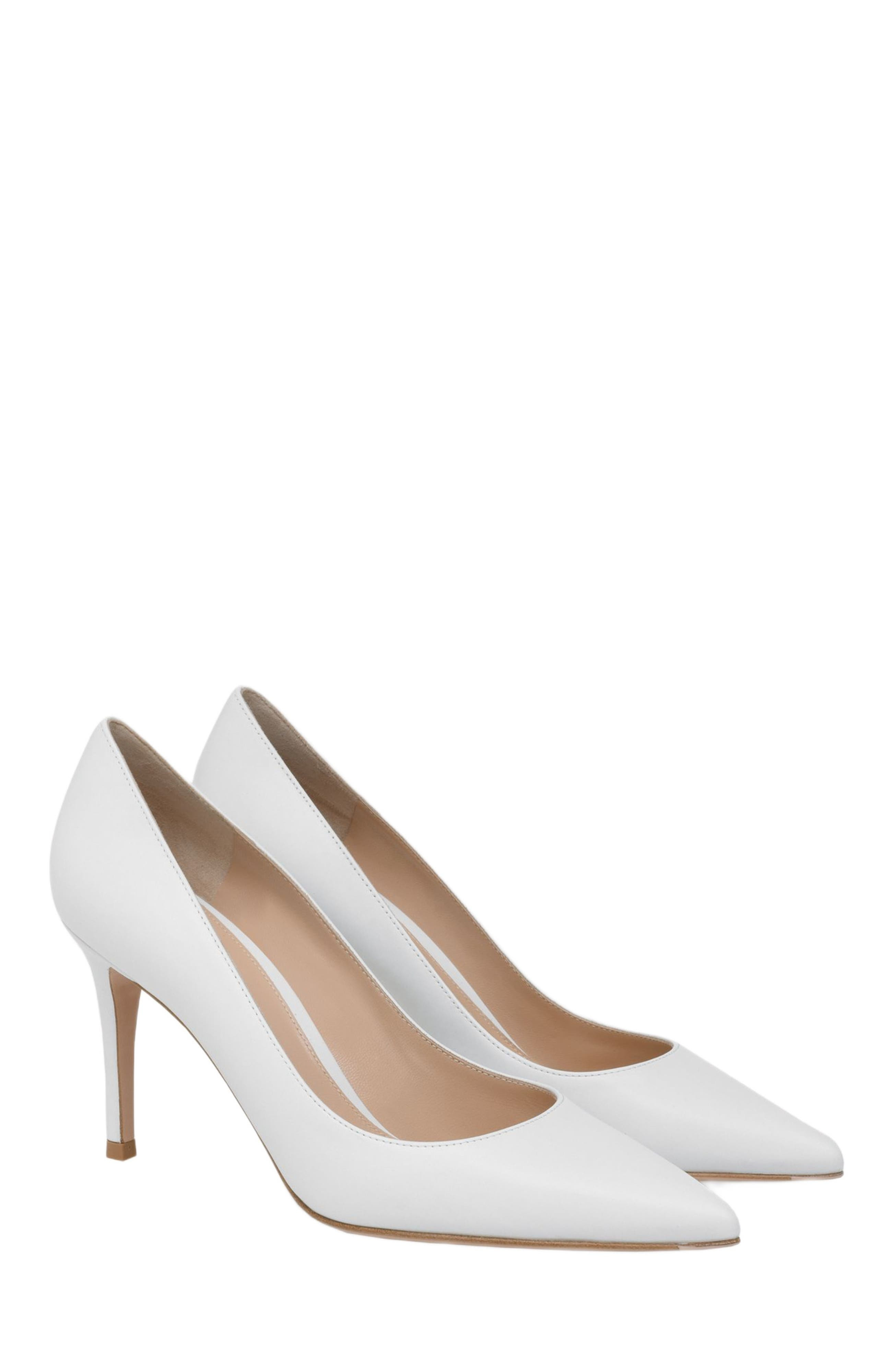 Gianvito Rossi Gianvito 85 Pump in White at Nordstrom - 6