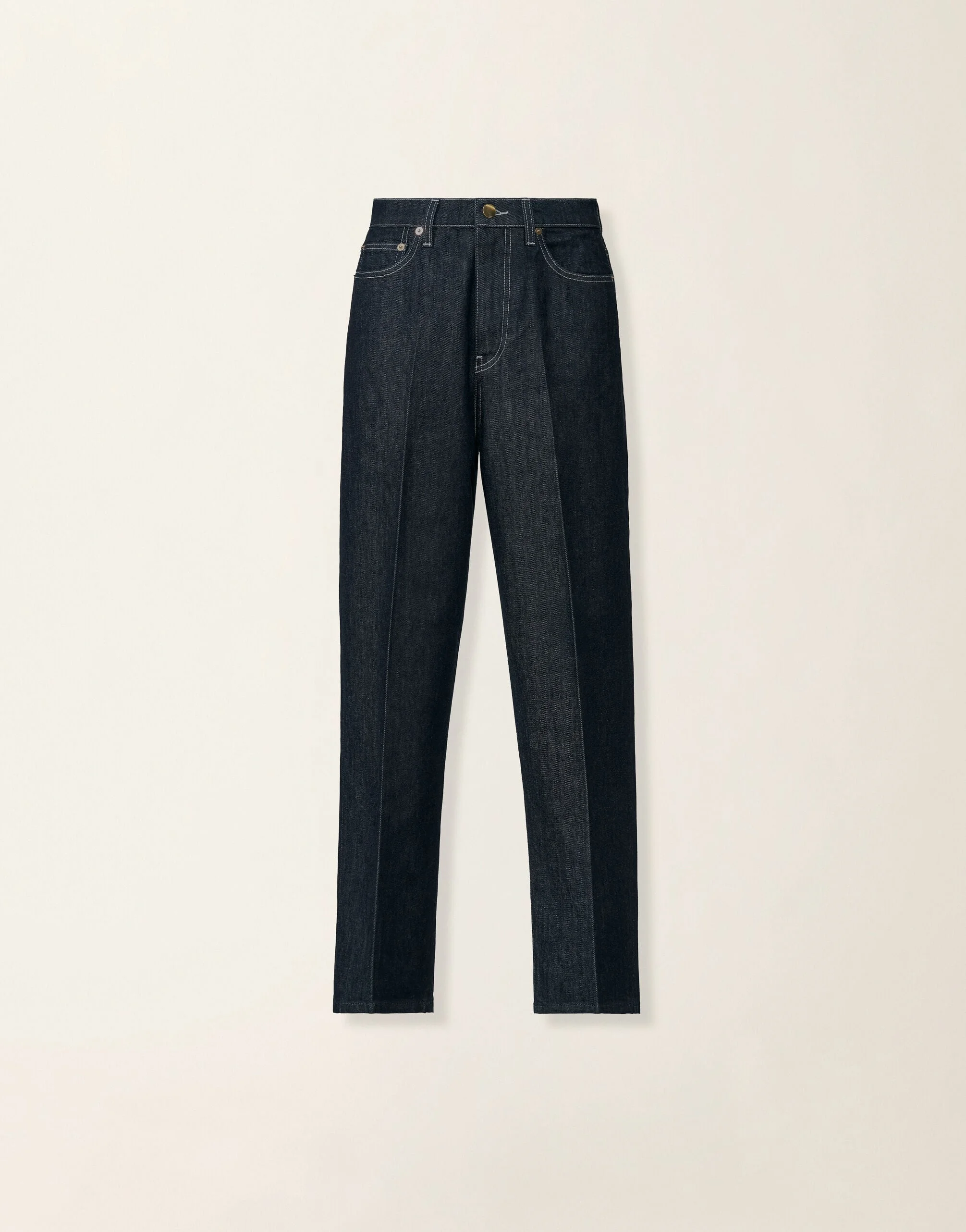 Barrel denim trousers - 1