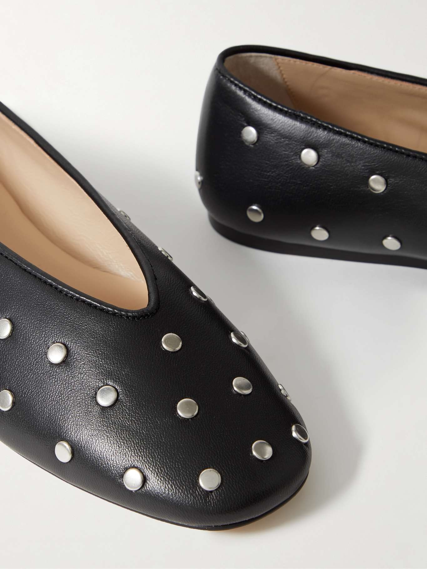 Regency studded leather ballet flats - 4