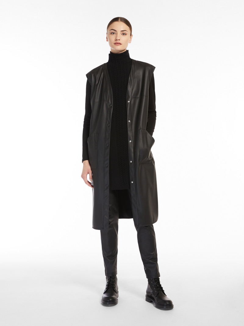 Max Mara CANTER Coated jersey gilet outlook