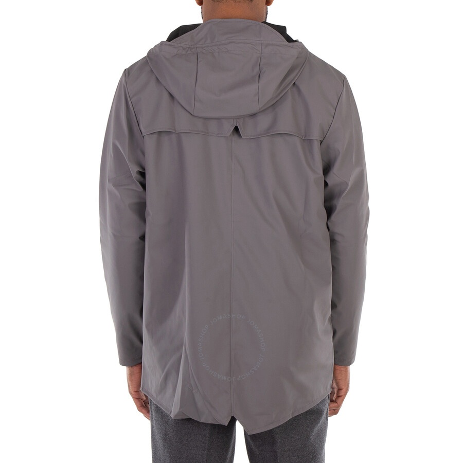 Rains Waterproof Lightweight Jacket in Grey - 3