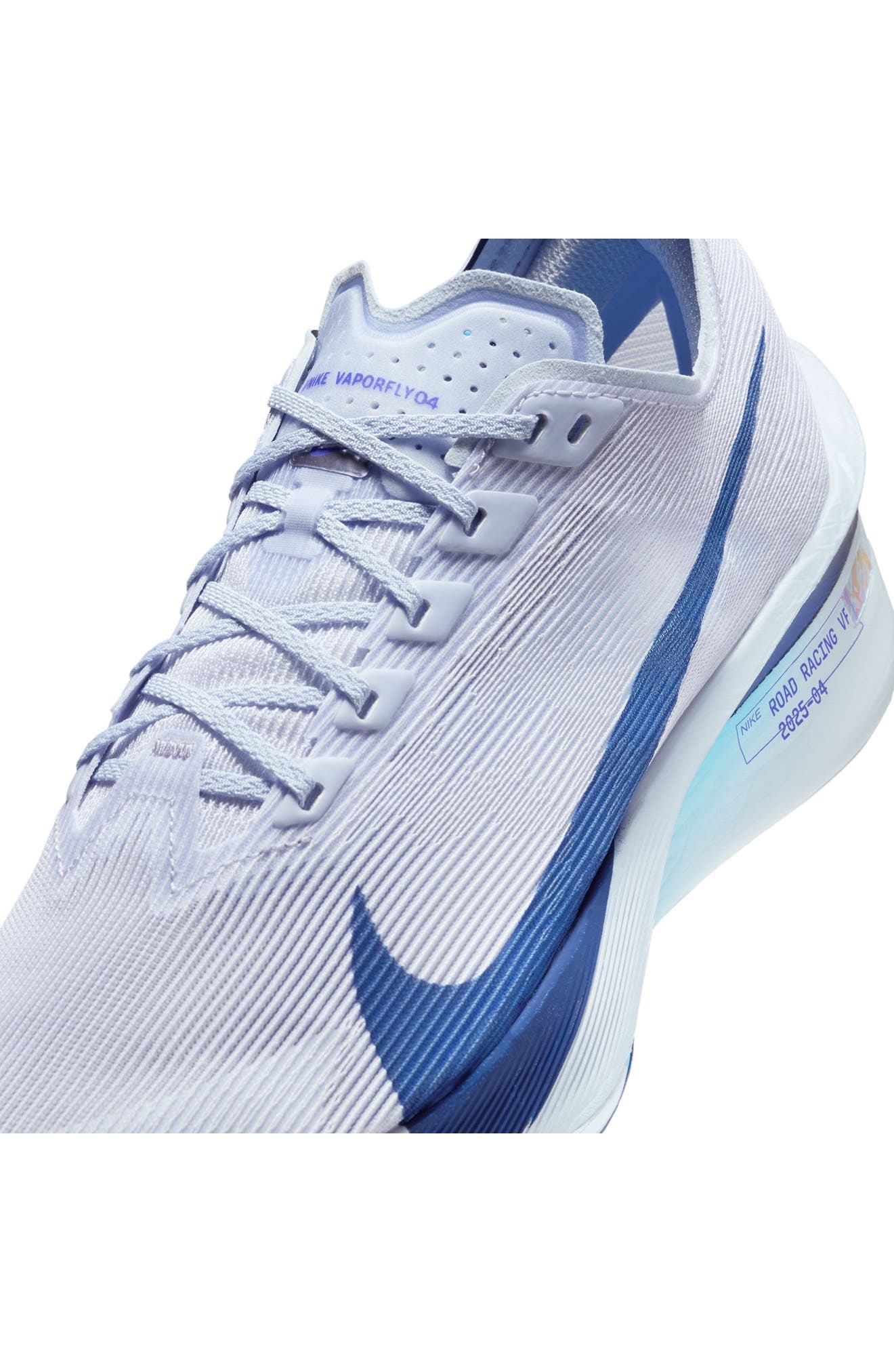 Nike ZoomX Vaporfly Next 4 Racing Shoe in Ghost/Blue/Persian Violet at Nordstrom - 8