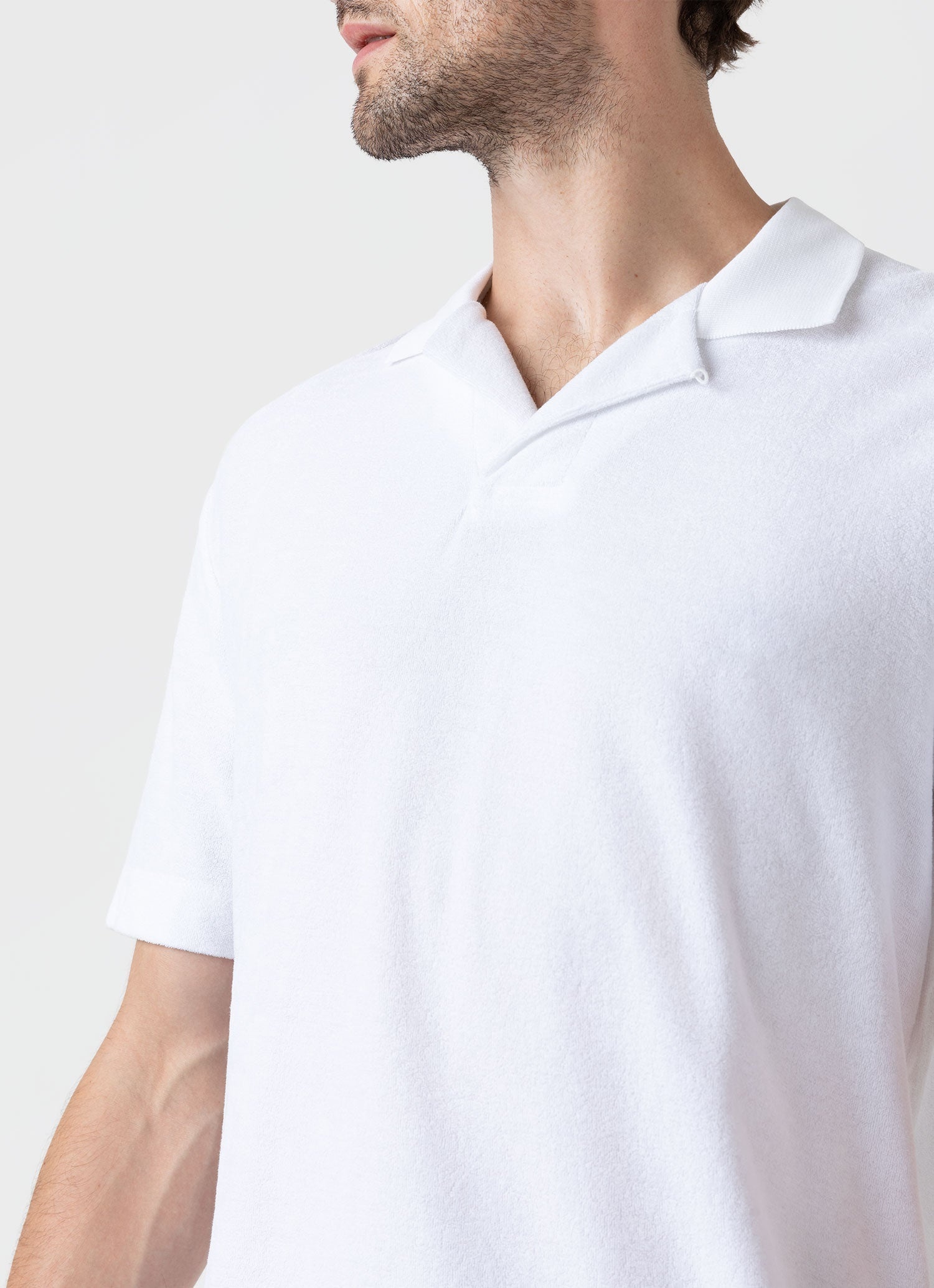 Towelling Polo Shirt - 5