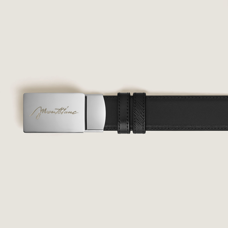 Montblanc 30 MM REVERSIBLE BELT IN SARTORIAL LEATHER WITH PLATE BUCKLE outlook