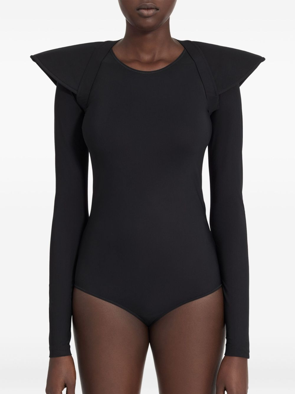 shoulder-padded shrug - 3