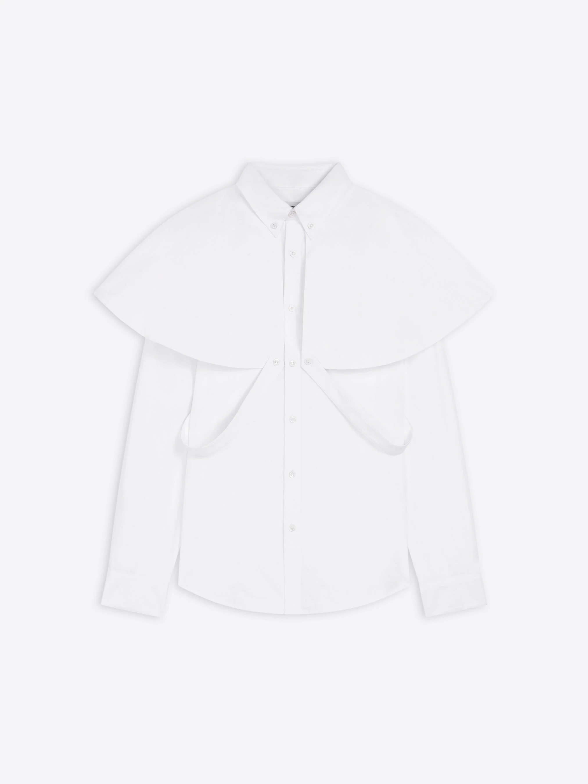 COTTON SHIRT WITH TIE - 1
