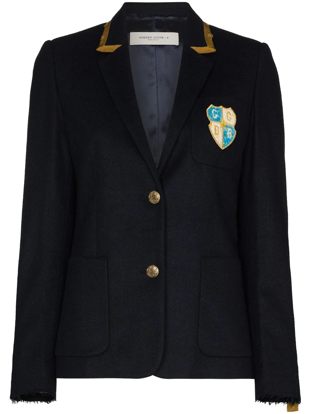 Aria chest-patch blazer jacket - 1